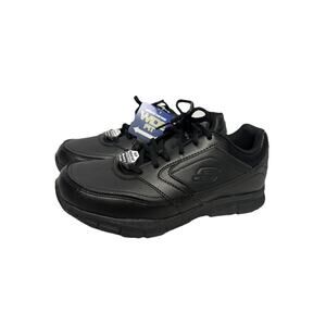 SKECHERS WORK Women's 9 Wide Fit Nampa Wyola SR Soft Toe Slip Resistant Work